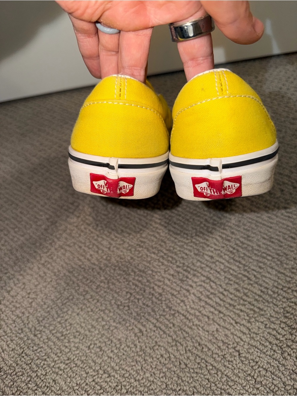 Vans Slip-On Sneakers in Yellow - Picture 2 of 6
